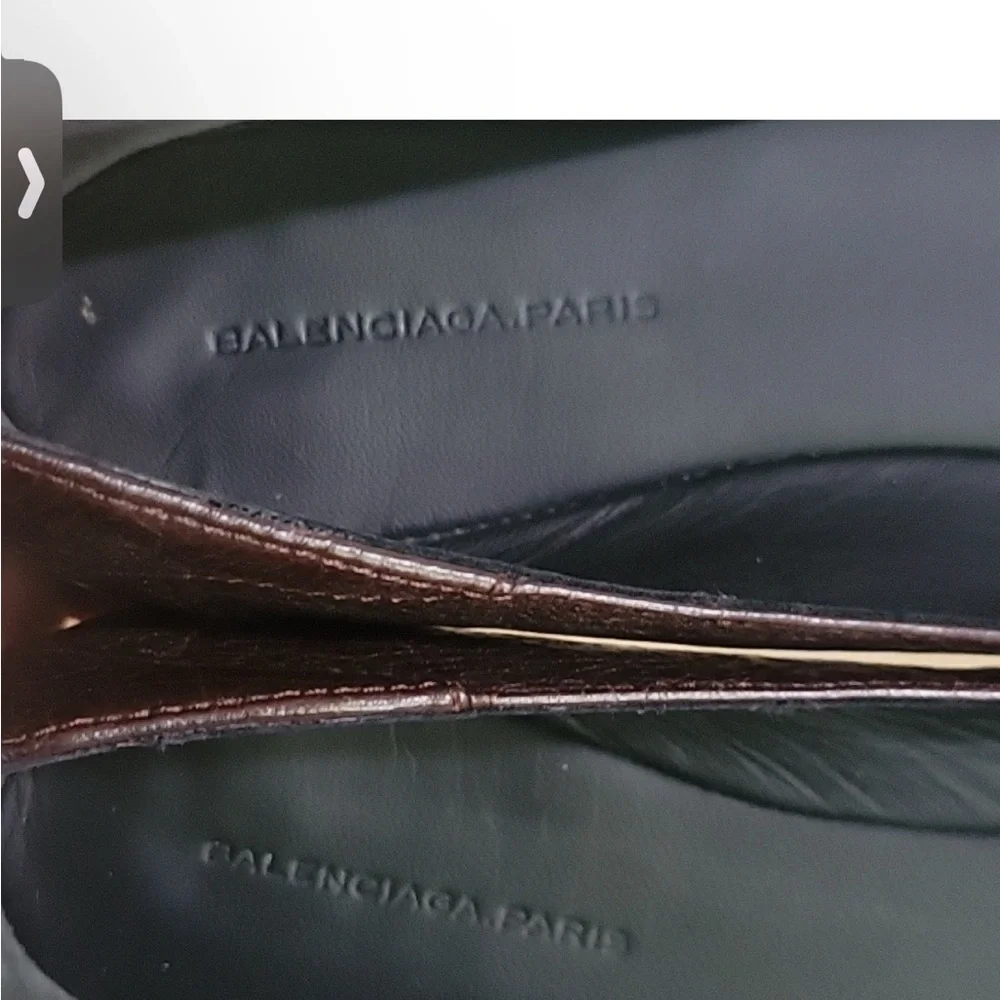 Balenciaga flats brown EUC - Picture 6 of 10